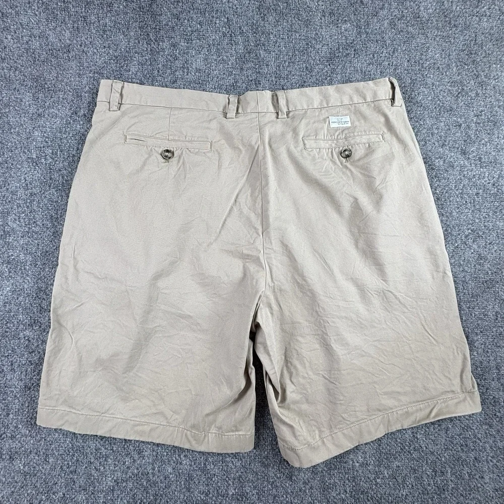 Vineyard Vines Shorts Men 40 Khaki Chino‎ Preppy Coastal Golf Resort Nautical